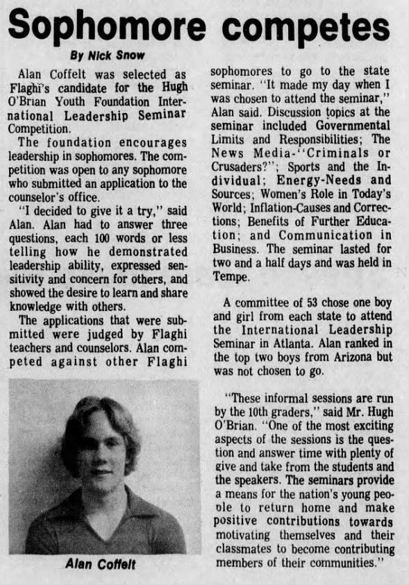 AZ Daily Sun - Alan Coffelt - 09Mar1979